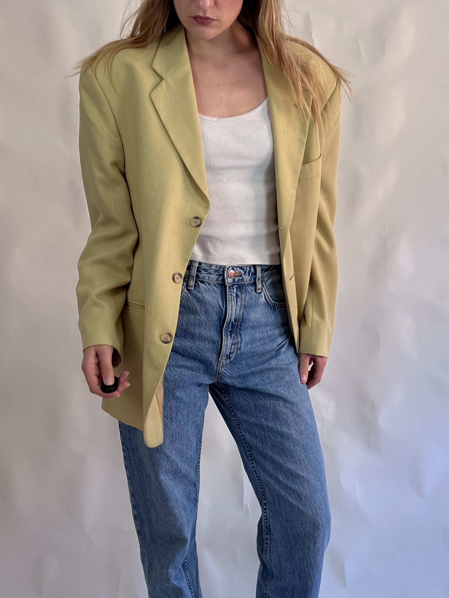 Second Hand Blazer Lime Green