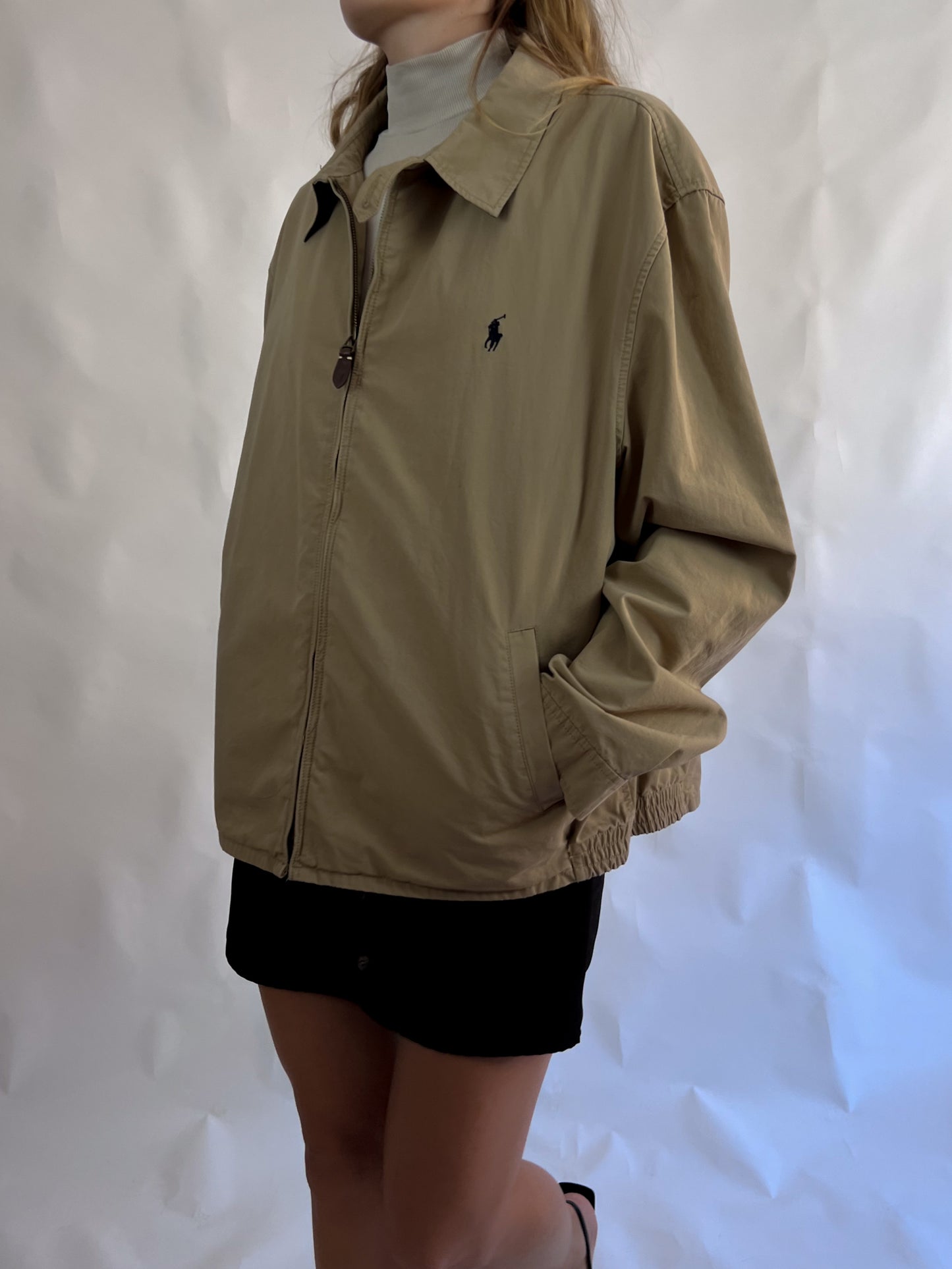 Baumwoll Blouson Polo Ralph Lauren Beige