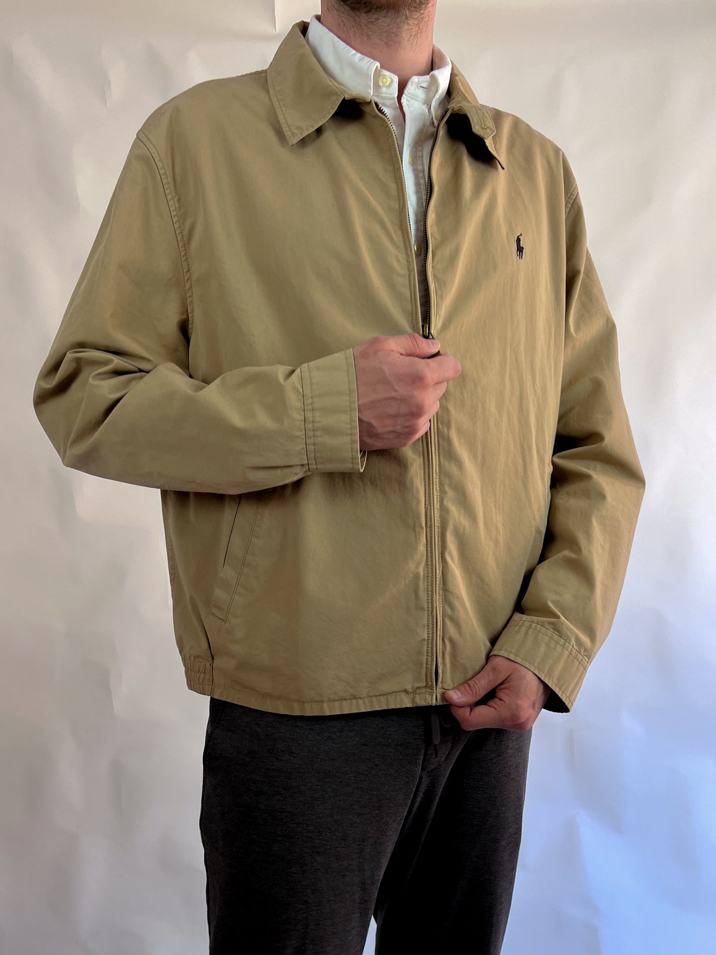 Baumwoll Blouson Polo Ralph Lauren Beige